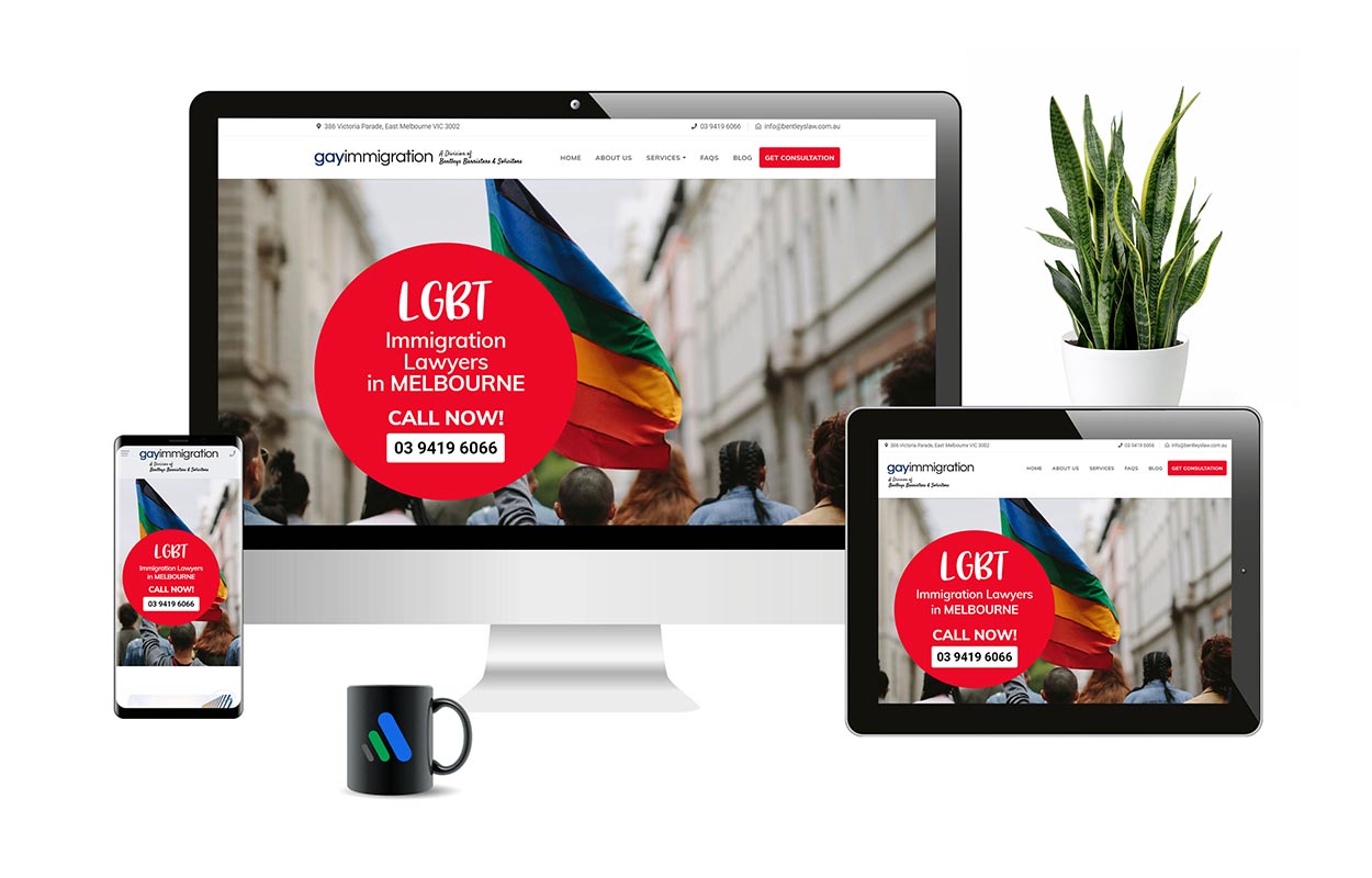 Website Design - Gay Immigration